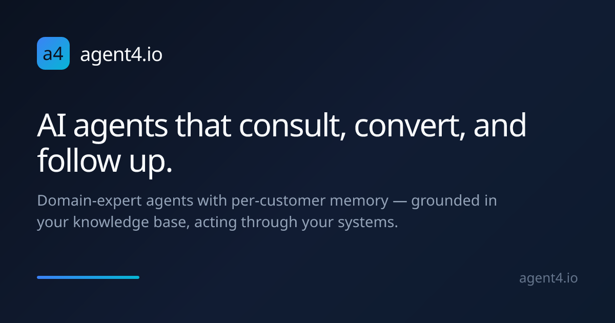 agent4.io — official preview image